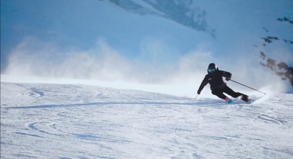 Skier in St Moritz