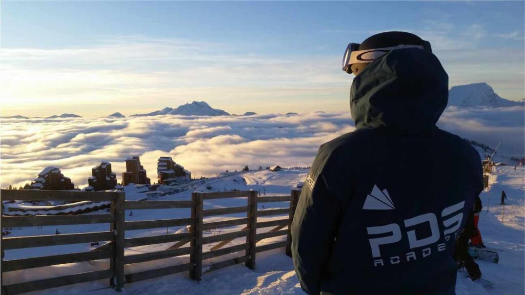 Avoriaz in the clouds